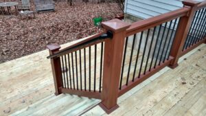 deck stair railing