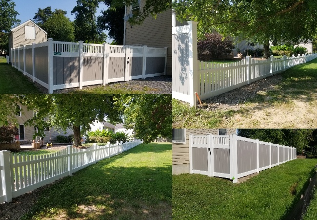 Mixing Fence Styles: New Fence Installation - Mid-Atlantic Deck & Fence