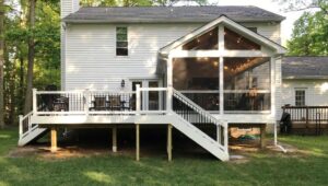 mid-atlantic deck and fence screen porch contractor in Boyds